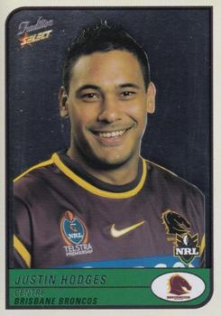 2005 Select Tradition - Foil Parallel #6 Justin Hodges Front